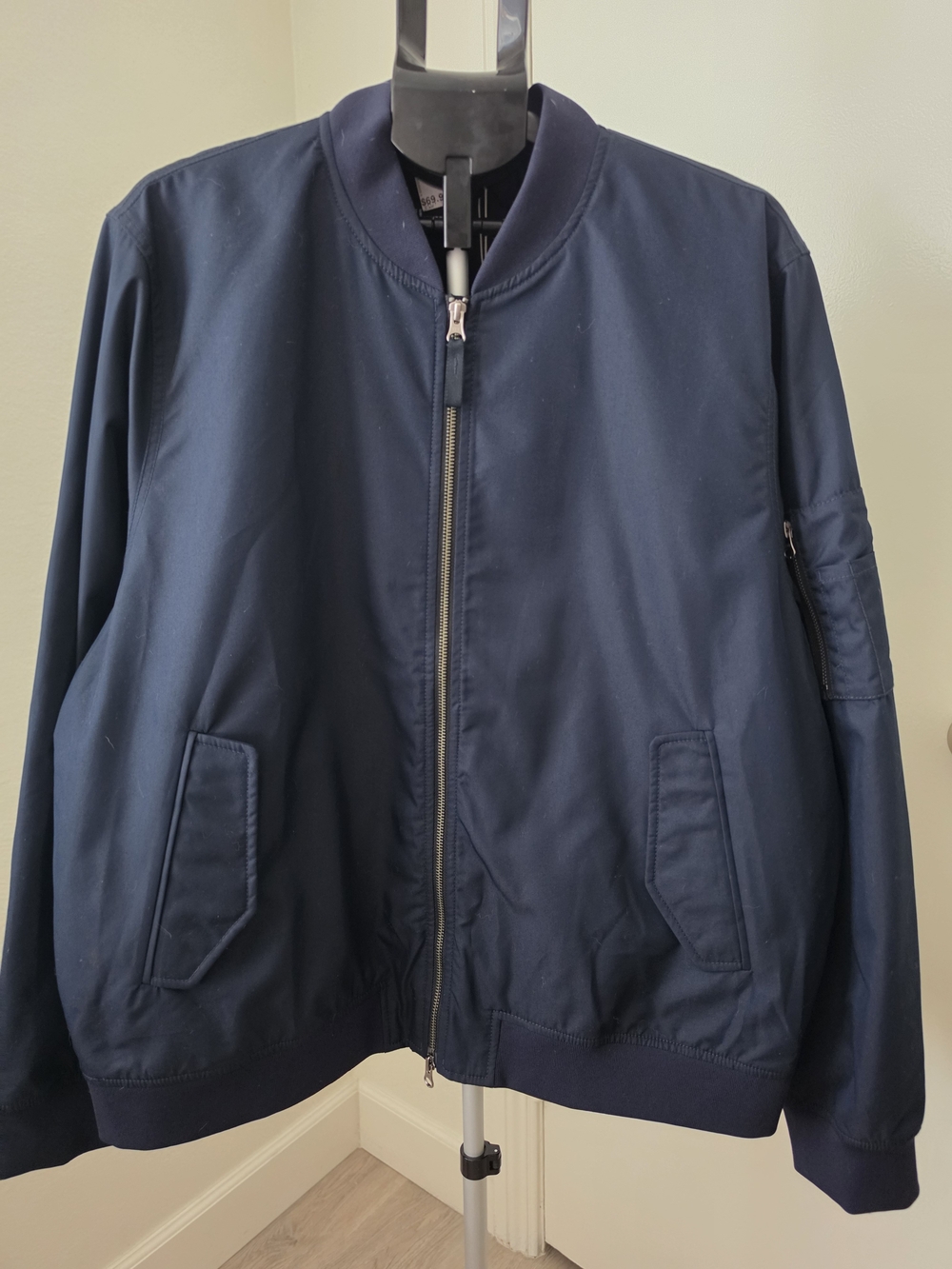 Everlane Men’s Uniform Bomber Jacket Deep Navy XXL NWT